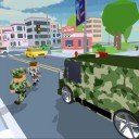 බාගත කරන්න Blocky Army City Rush Racer