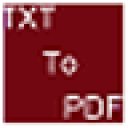 Sækja Free Text to PDF Convert