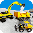 Aflaai Snow Excavator Crane Simulator