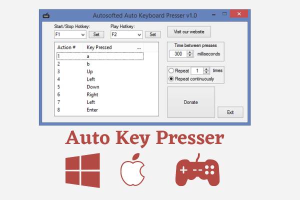 Keyboard clicker. Auto Keyboard Presser. Auto Key Presser. Автокликер для клавиатуры. Auto Keyboard Clicker.