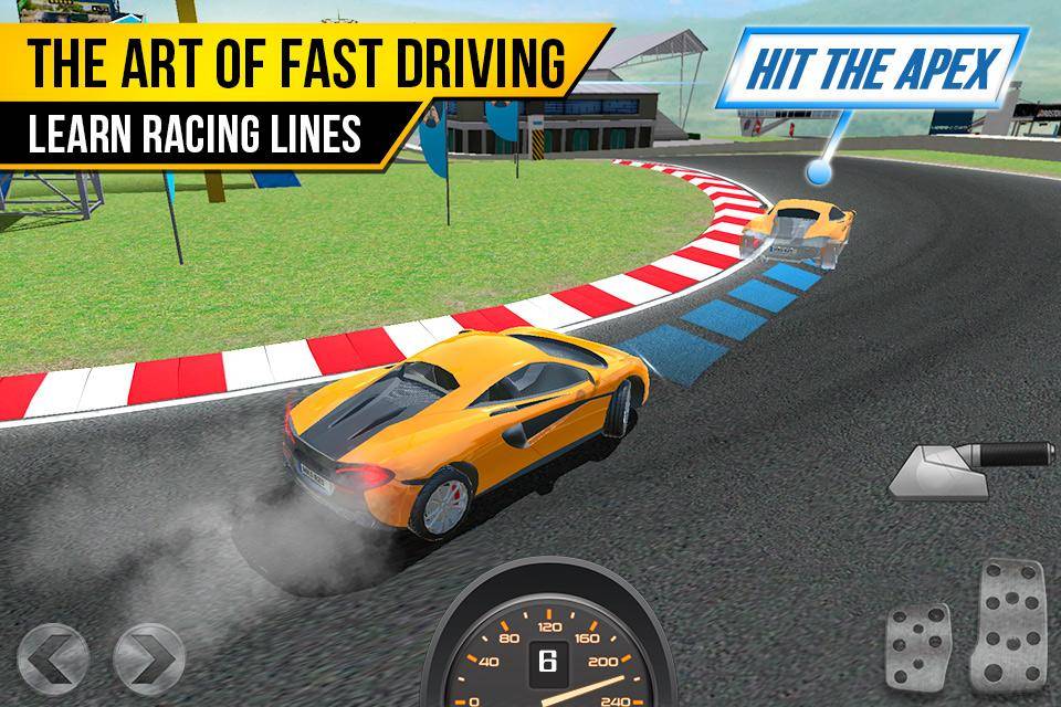 Drive fast drive well. Racing line. Racing line Apex. Fast Driver.